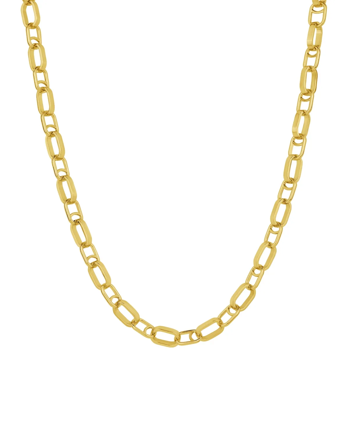 18K Gold Plated or Silver Plated Link Chain Necklace