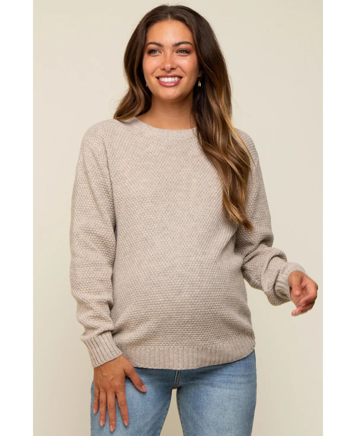 Knit Pullover Sweater by PinkBlush