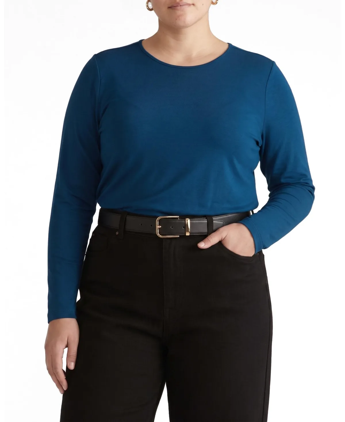 Joan Liquid Jersey Long Sleeve Top