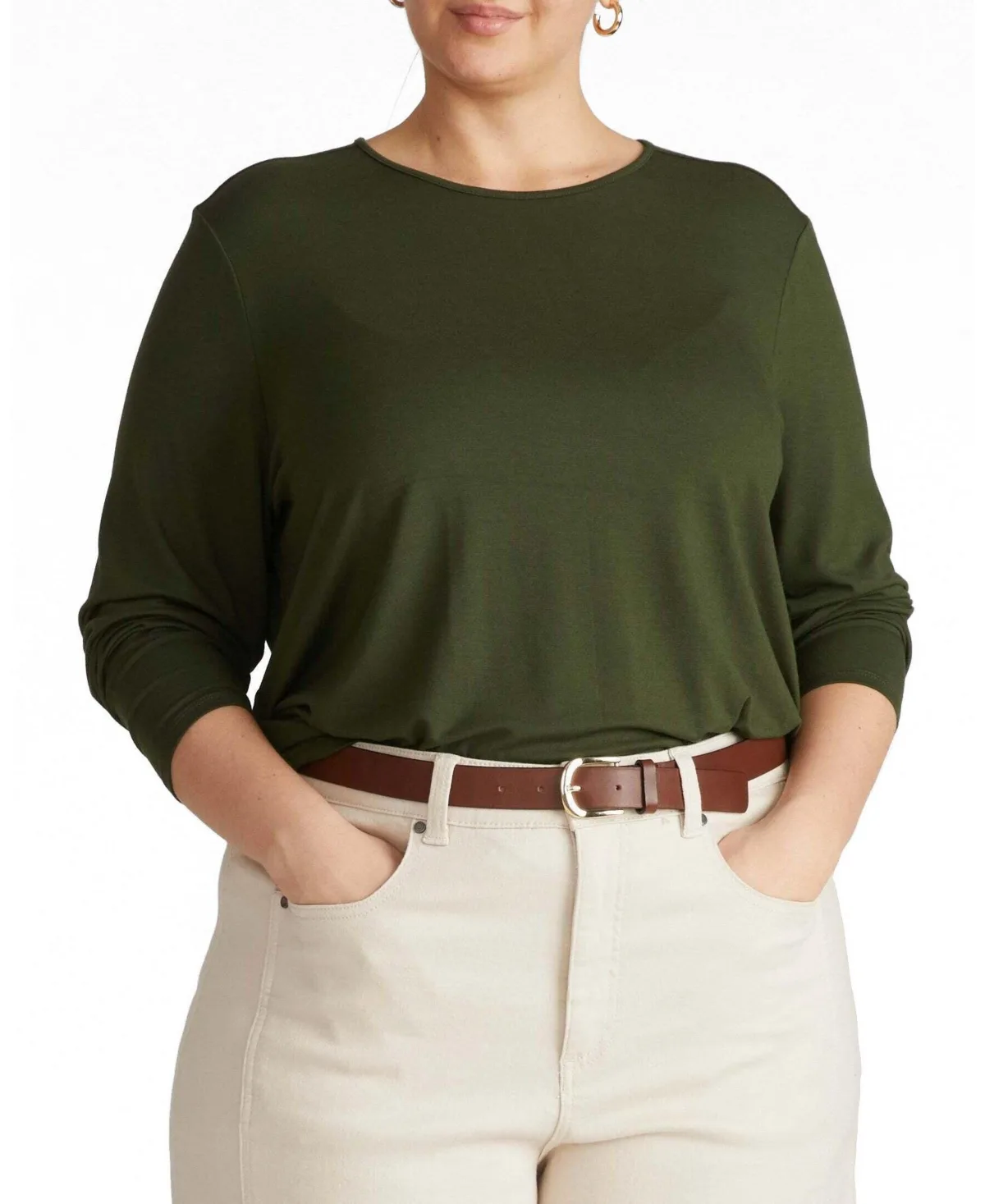 Joan Liquid Jersey Long Sleeve Top