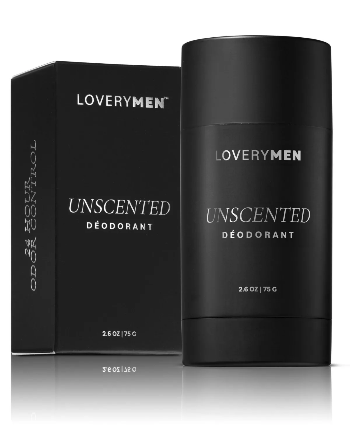 Unscented Anti-Perspirant Deodorant Stick, Aluminum Free 2.6oz by Lovery