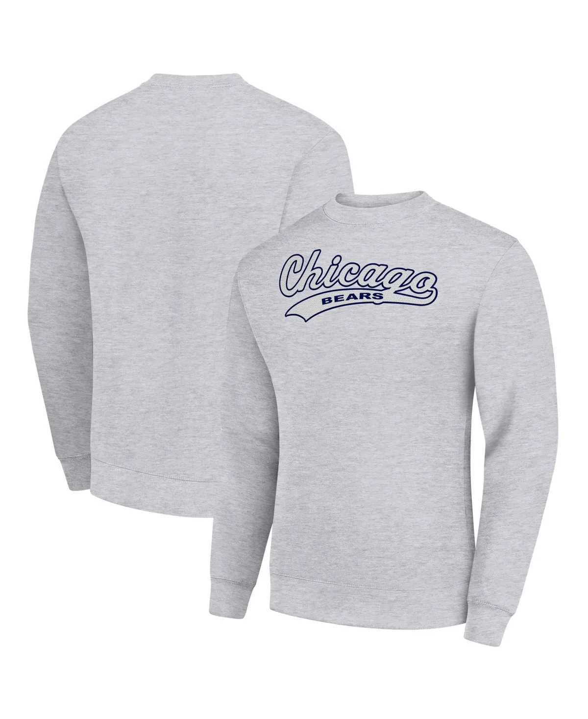 Chicago Bears Tailsweep Graphic Tri-Blend Sweatshirt by Starter