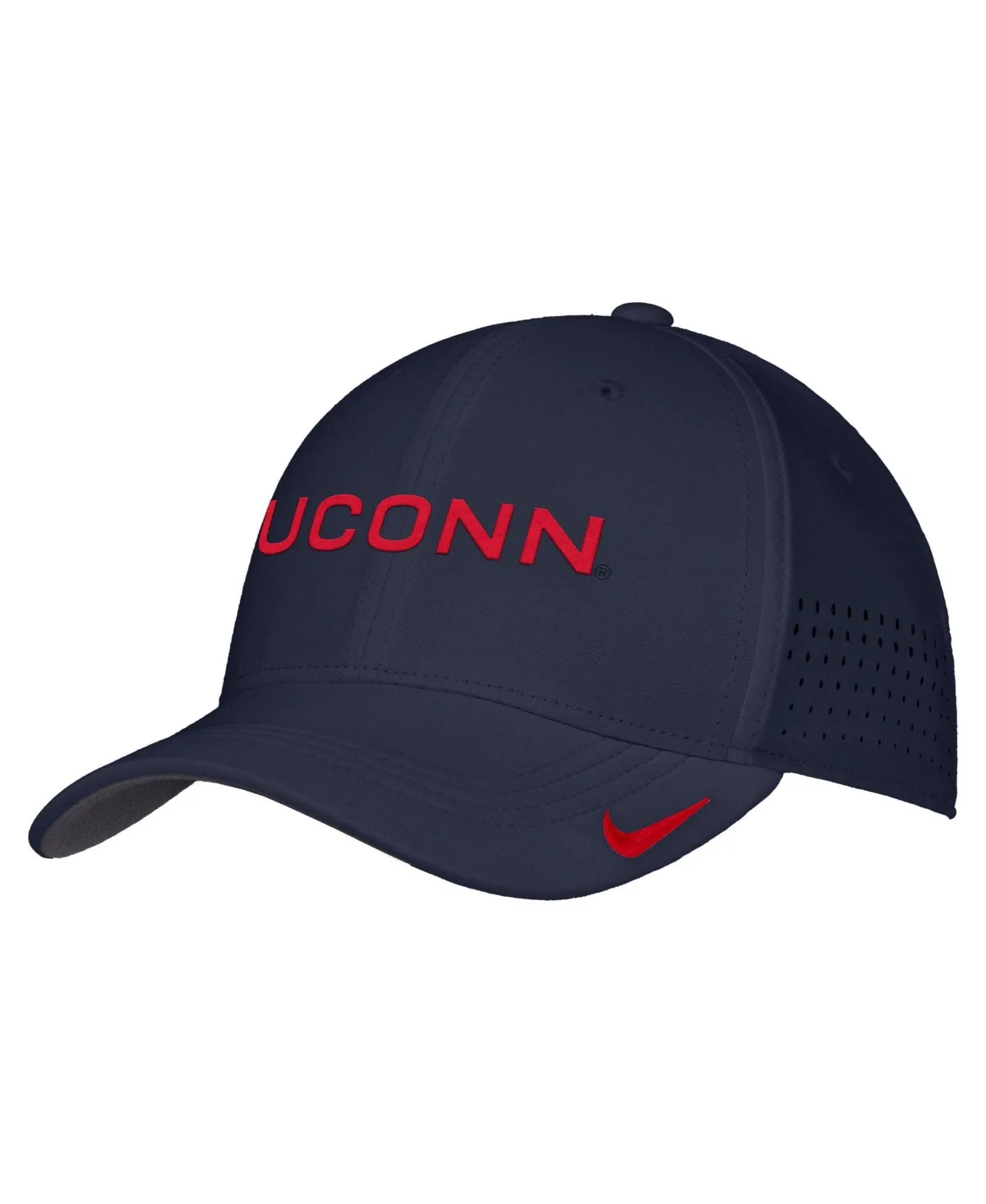UConn Huskies Curved-Bill Stretch-Fit Baseball Cap by Nike