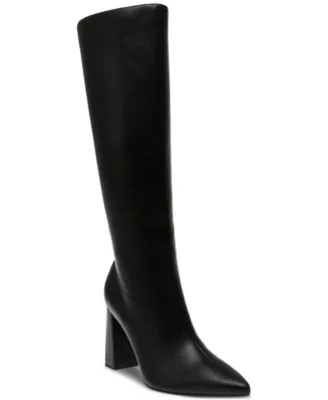 Islah Block Heel Dress Boots Regular Wide Calf