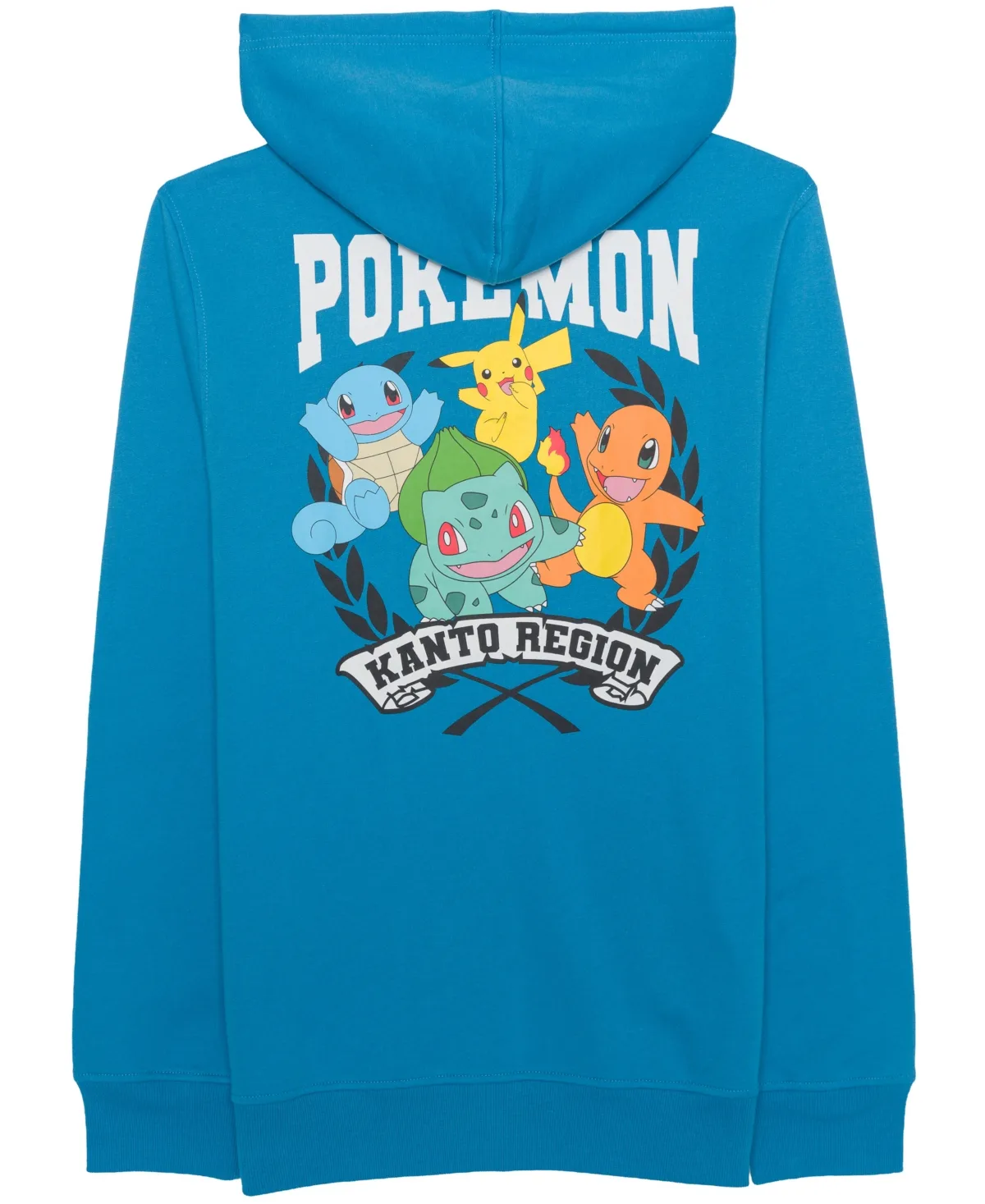 Pokemon Full Zip Classic-Fit Graphic Cotton-Blend Hoodie by Hybrid Apparel