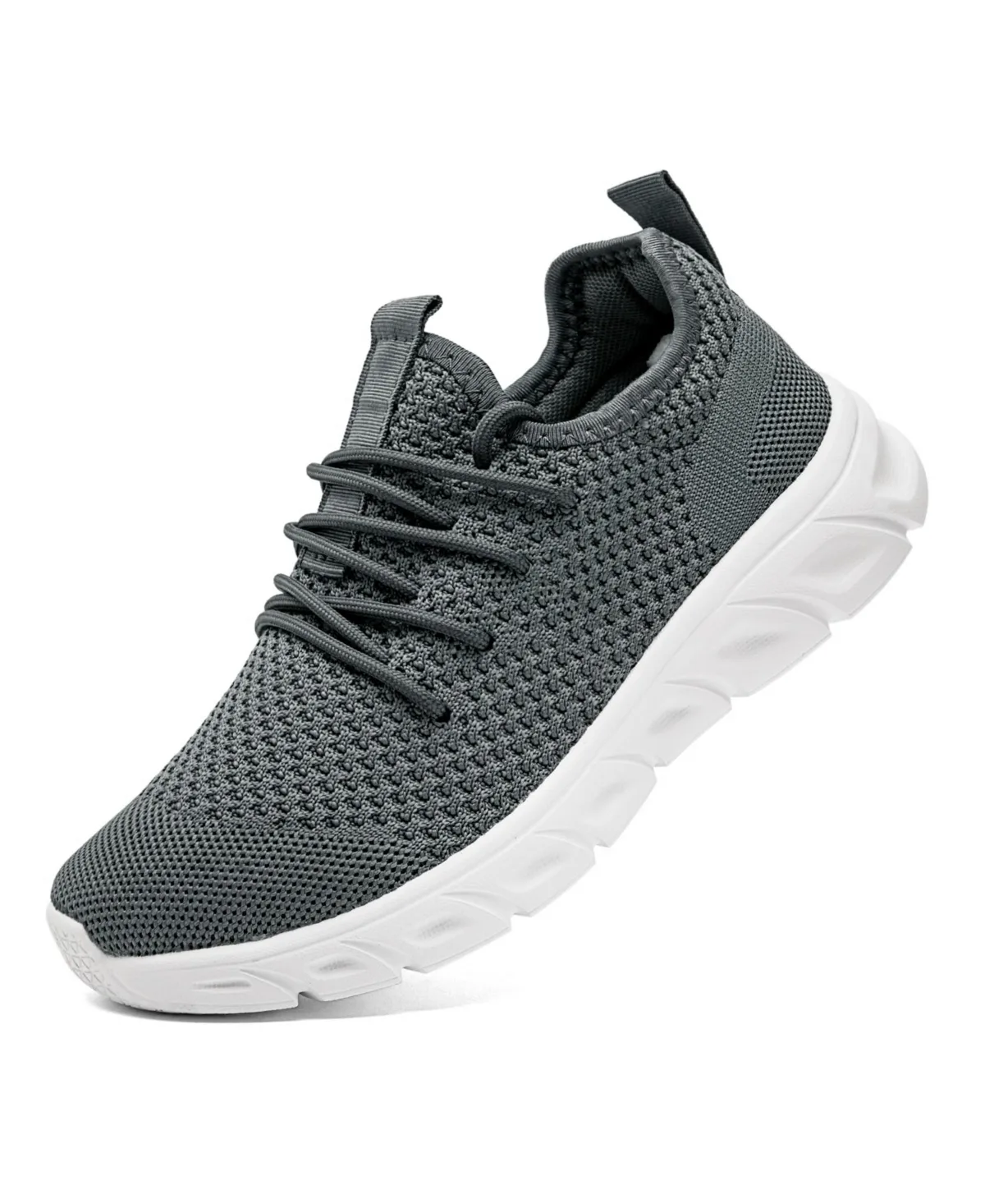 Breathable Mesh Lace Up Walking Gym Workout Sneakers by Peneyon