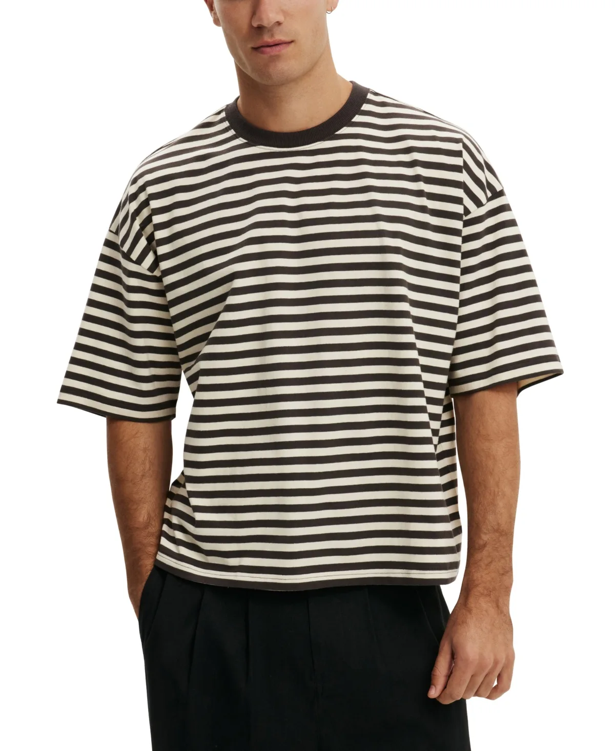 Cropped Modern-Fit T-Shirt by Cotton on