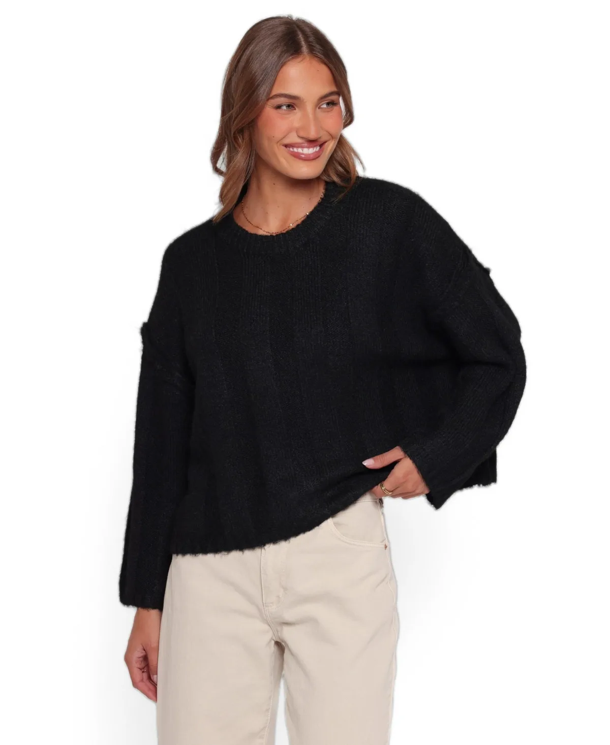 Mayven Oversized Ribbed Sweater by Petal and Pup