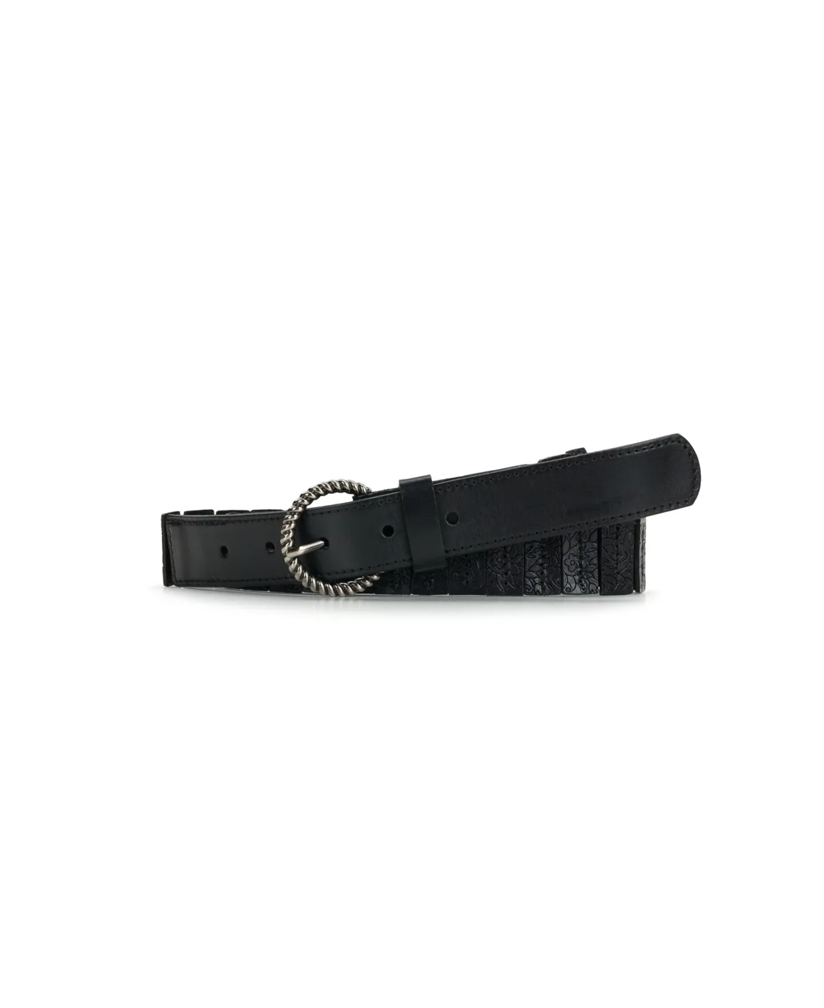 Vasia Stretched Tooled Belt by Patricia Nash