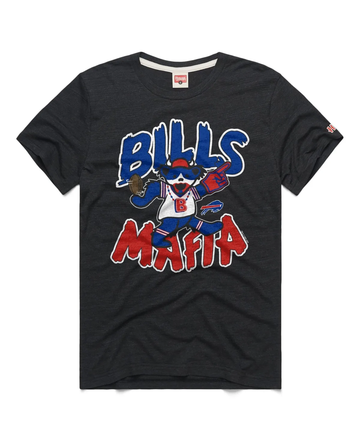 Buffalo Bills NFL x Grateful Dead Tri-Blend T-Shirt by Homage
