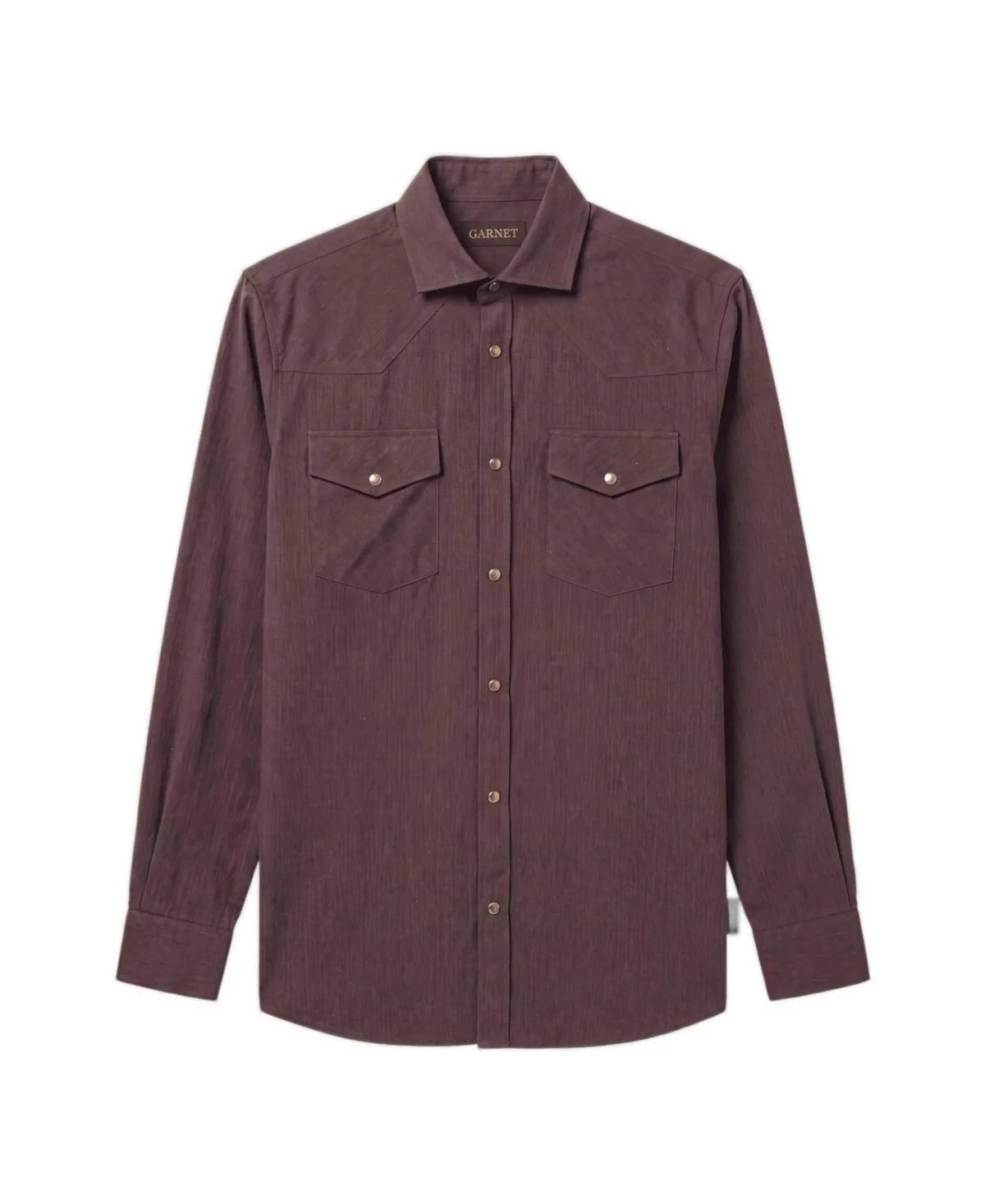 Western Snap-Front Long Sleeve Shirt by Garnet