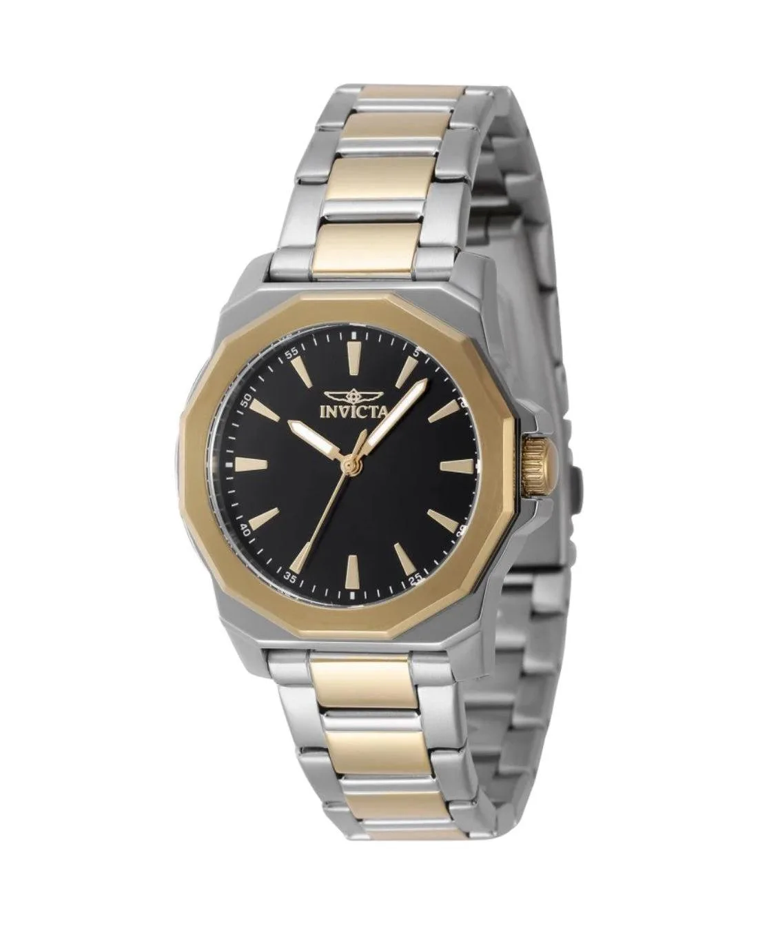 Quartz Three-Hand Water-Resistant Two-Tone Stainless Steel Speedway Watch, 34mm by Invicta