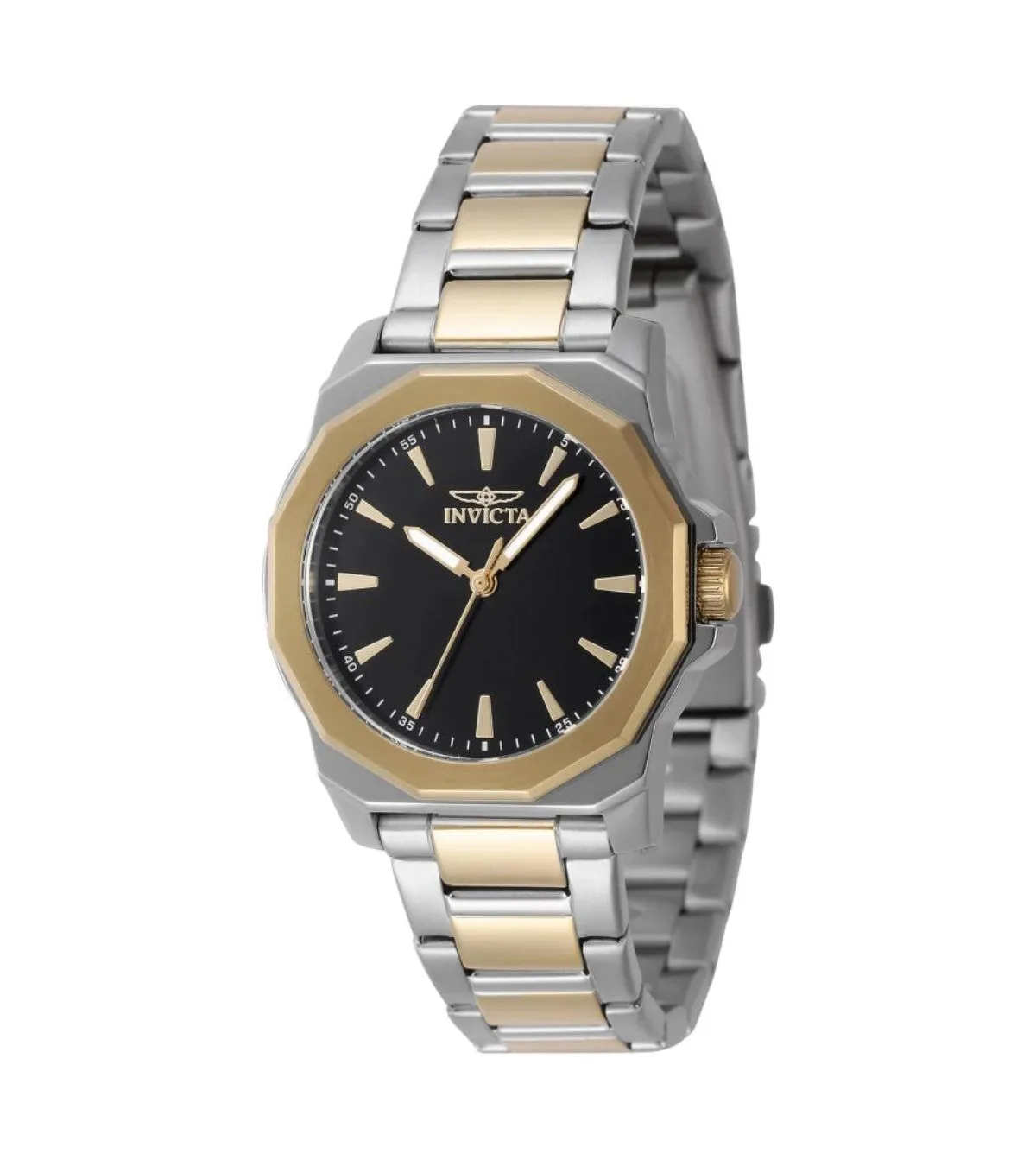 Quartz Three-Hand Water-Resistant Two-Tone Stainless Steel Speedway Watch, 34mm