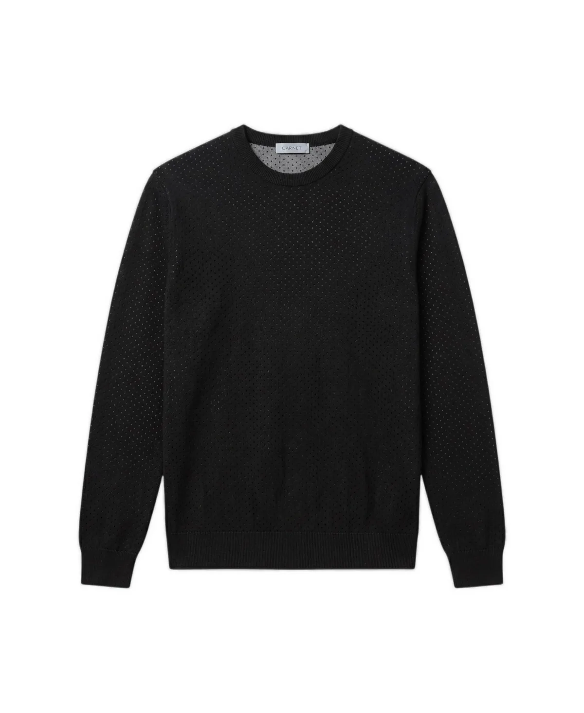 Regular-Fit Ribbed-Knit Crewneck Sweater by Garnet