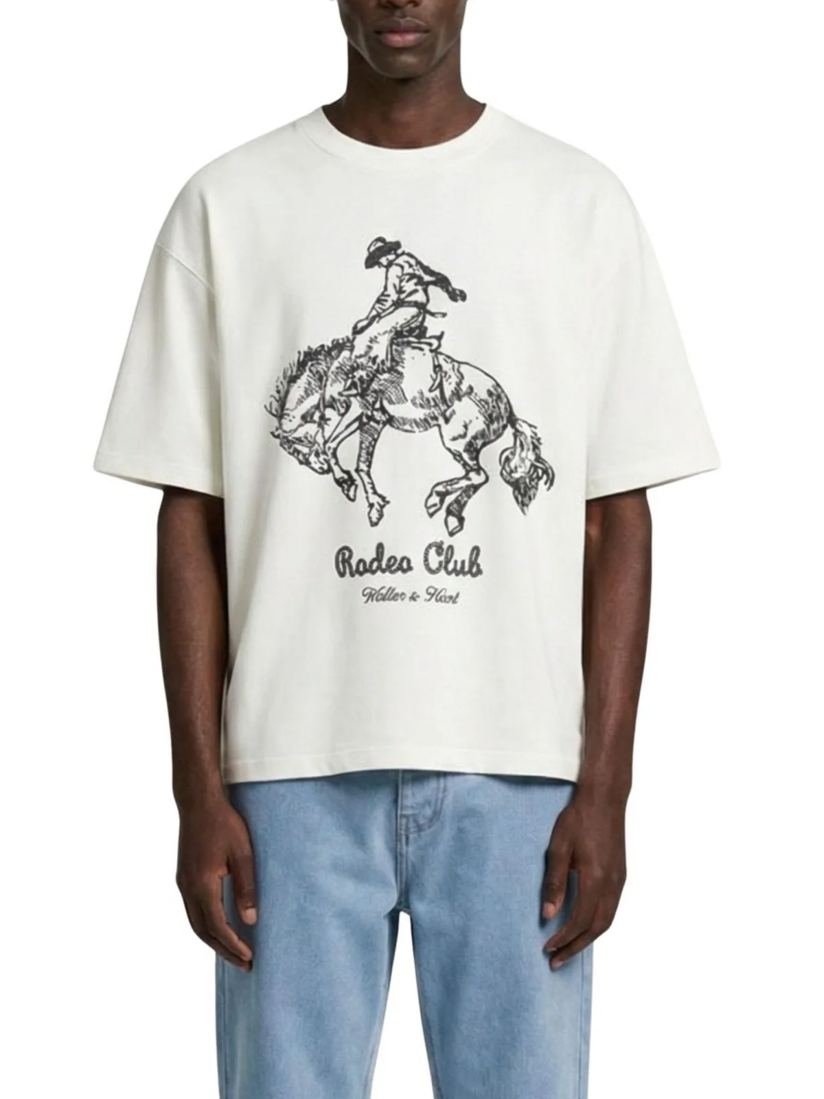 Rodeo Horse Short Sleeve T-Shirt by Walker & Hunt
