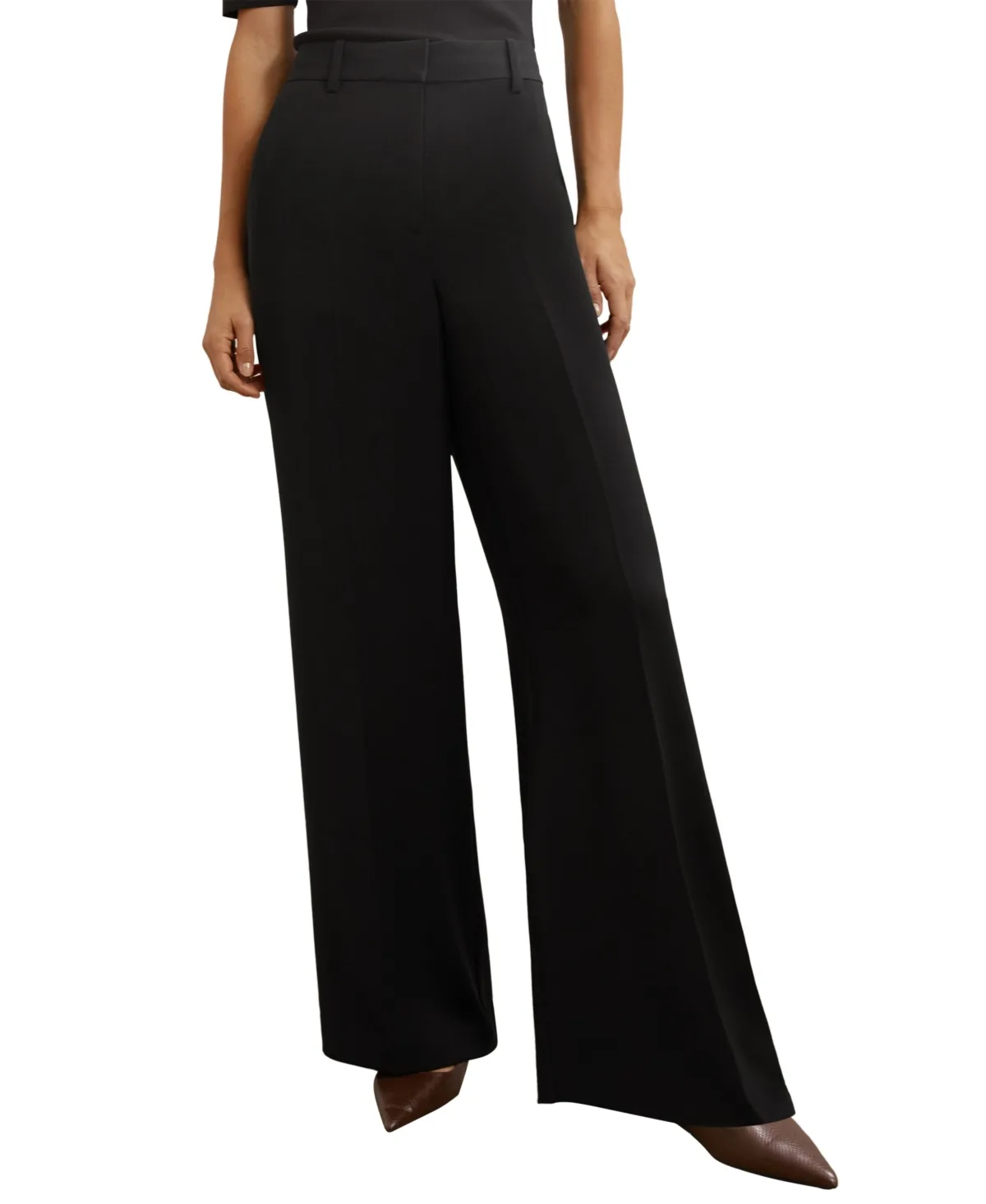 Margeaux Wide-Leg Tailored Pants by Reiss