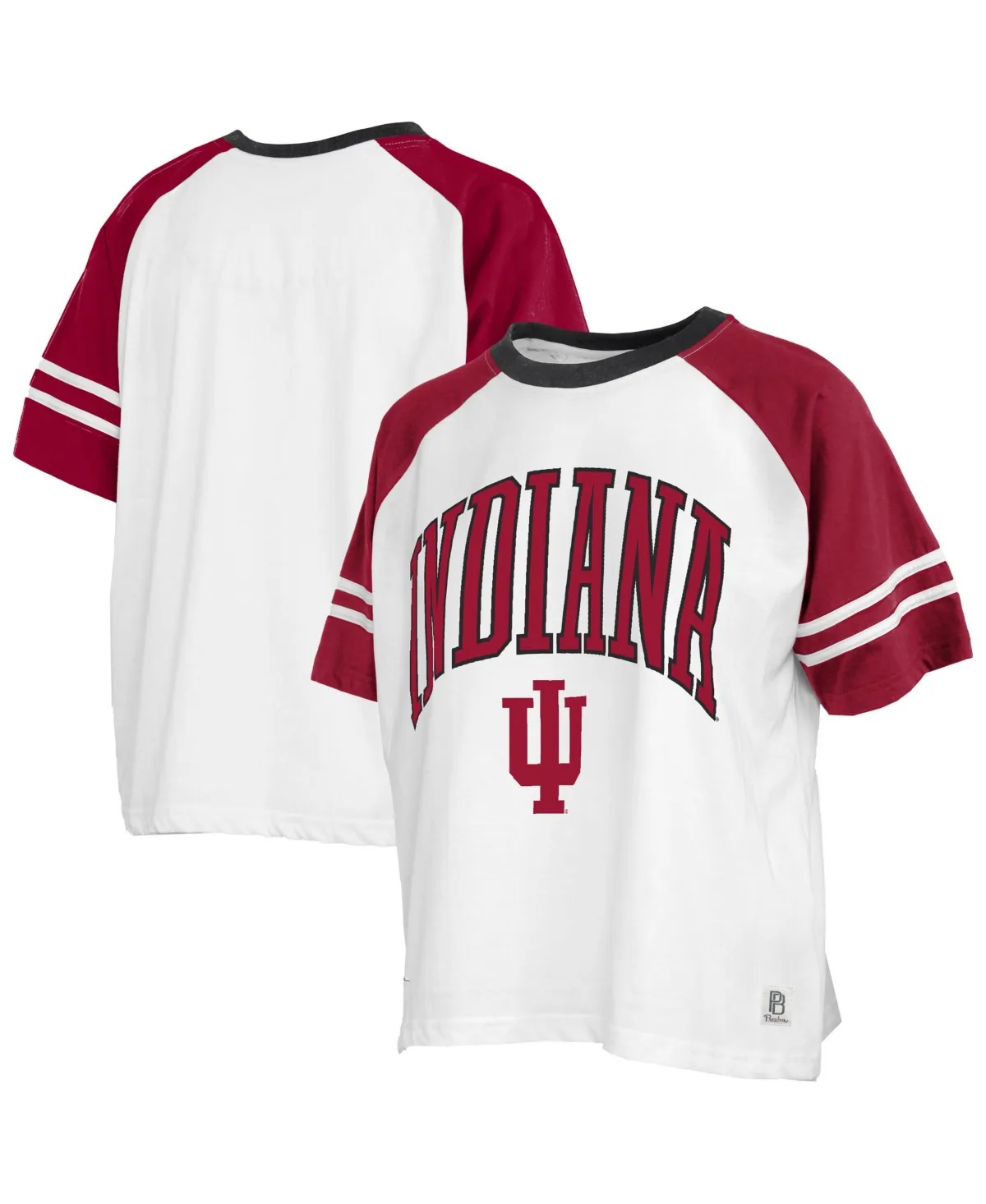 Indiana Hoosiers Sky Color Block T-Shirt by Pressbox