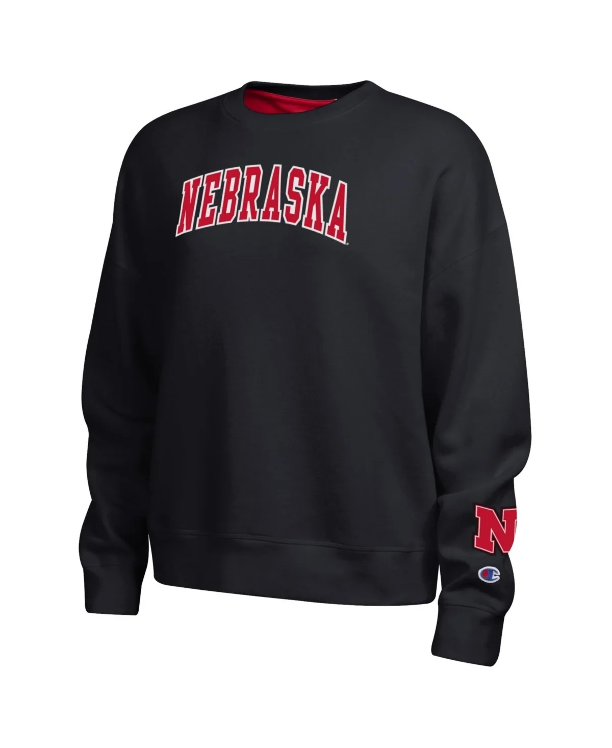 Nebraska Huskers Fleece Crew Sweatshirt by Champion
