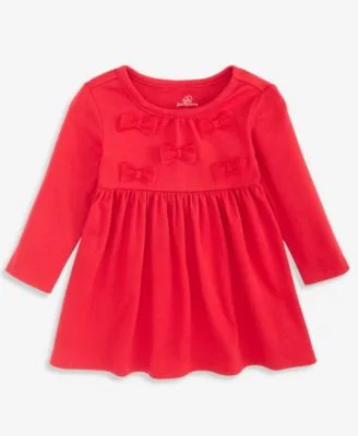 Bow Long Sleeve Dress by First Impressions