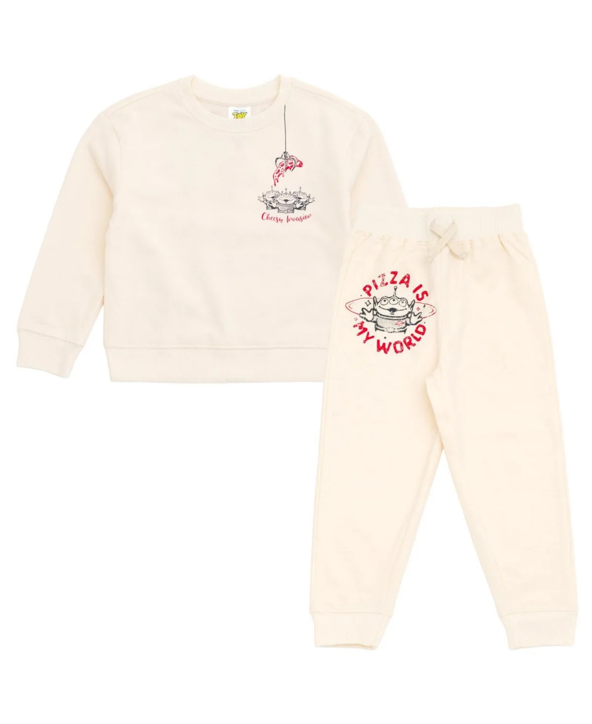 Disney Lion King Toy Story Cars French Terry Sweatshirt and Jogger Pants Outfit Set by Toy Story