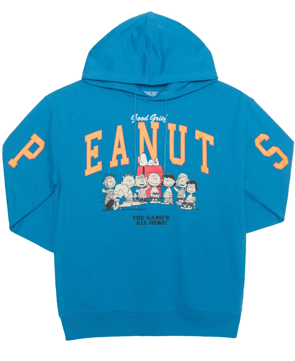 Peanuts Across Sleeve Graphic Classic-Fit Hoodie by Hybrid Apparel
