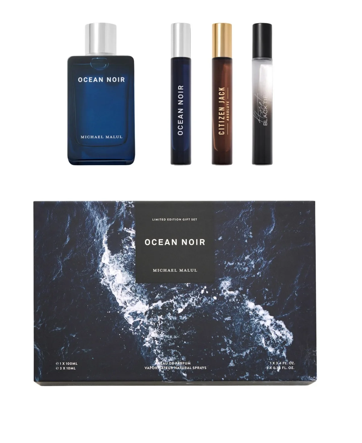 Ocean Noir Eau De Parfum Gift Set by Michael Malul