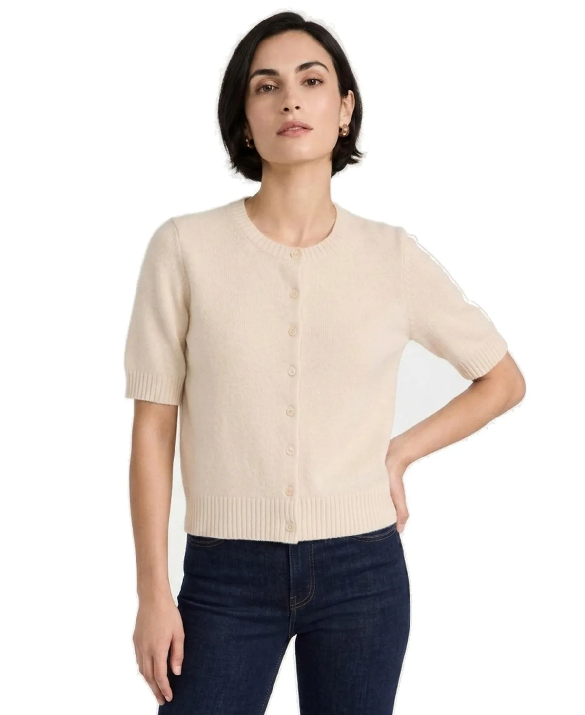 Crew Neck Cardigan by Joie