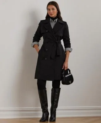 Belted Water Resistant Trench Coat by Ralph Lauren