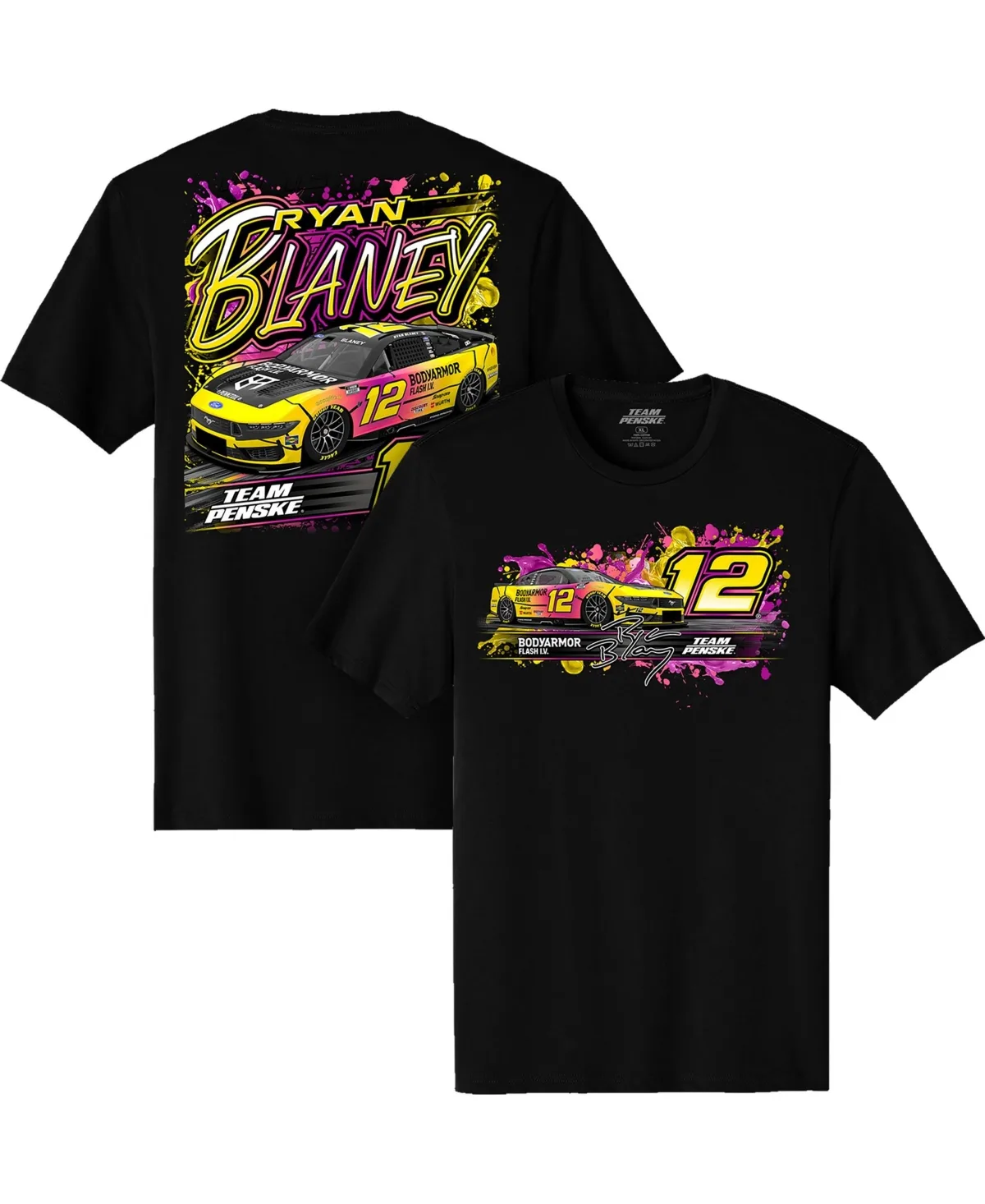 Ryan Blaney Bodyarmor Flash I.v. Graphic T-Shirt by Classic Ink