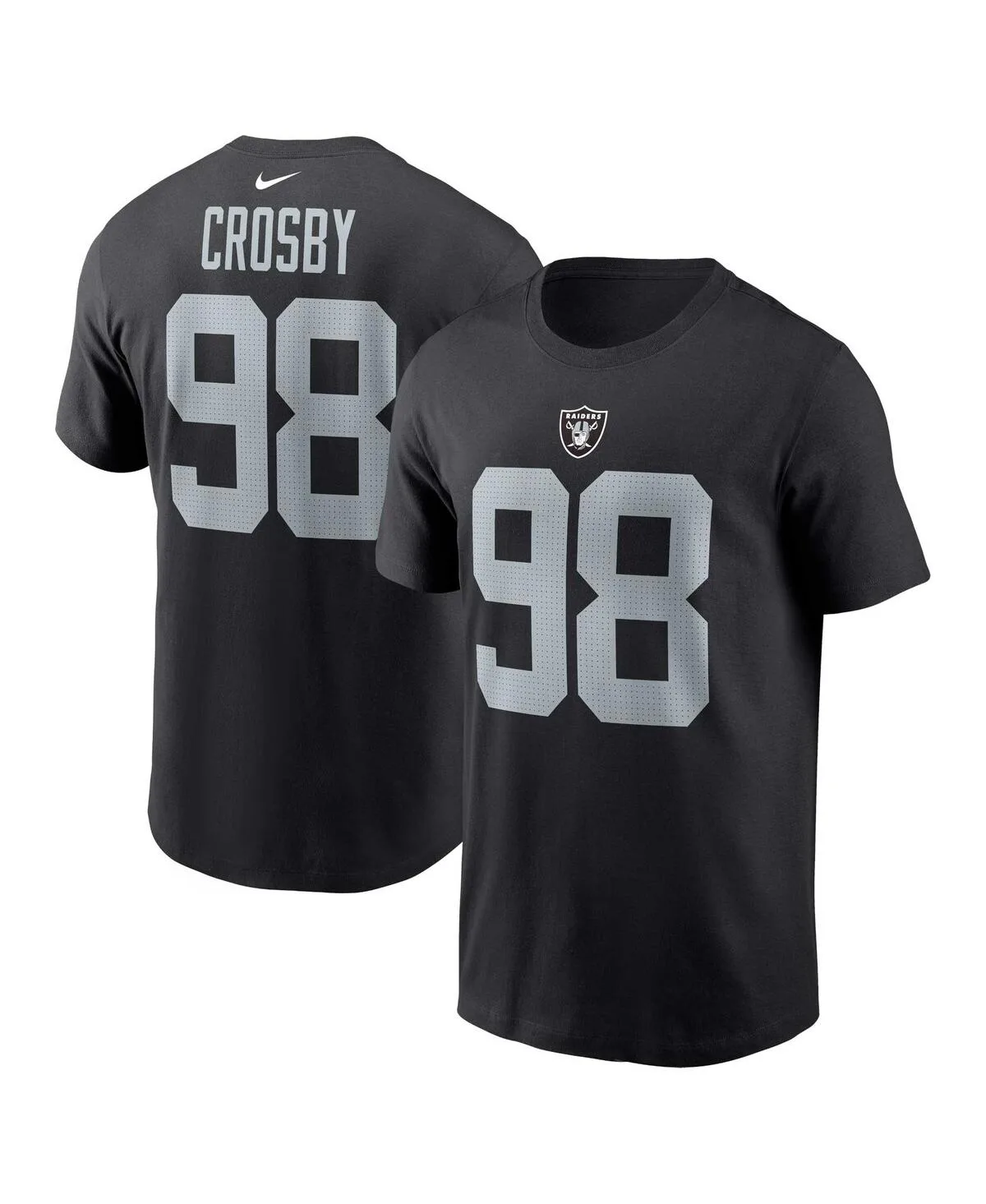 Maxx Crosby Las Vegas Raiders Player Name and Number T-Shirt by Nike