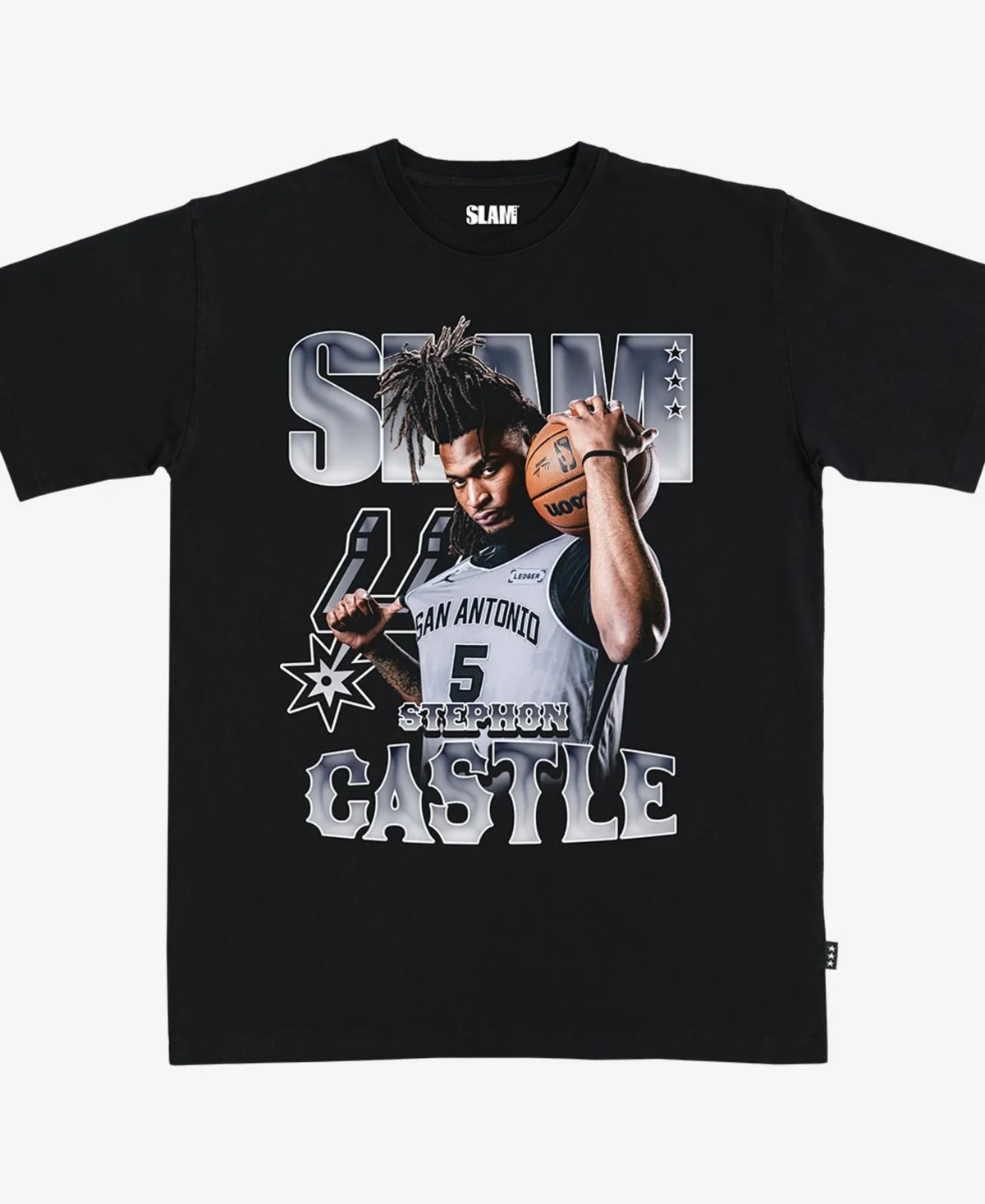 Stephon Castle San Antonio Spurs Remix Heavyweight T-Shirt by Slam