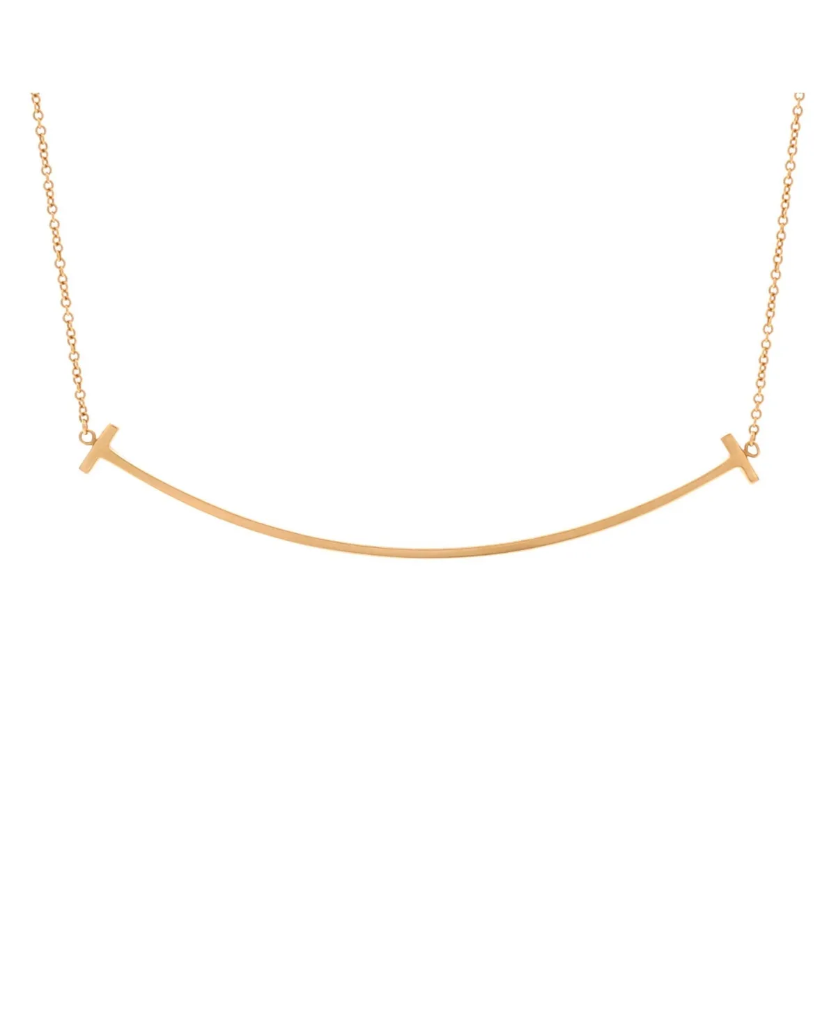 Pre-Owned Tiffany & Co T Smile Pendant Necklace by Tiffany & Co.