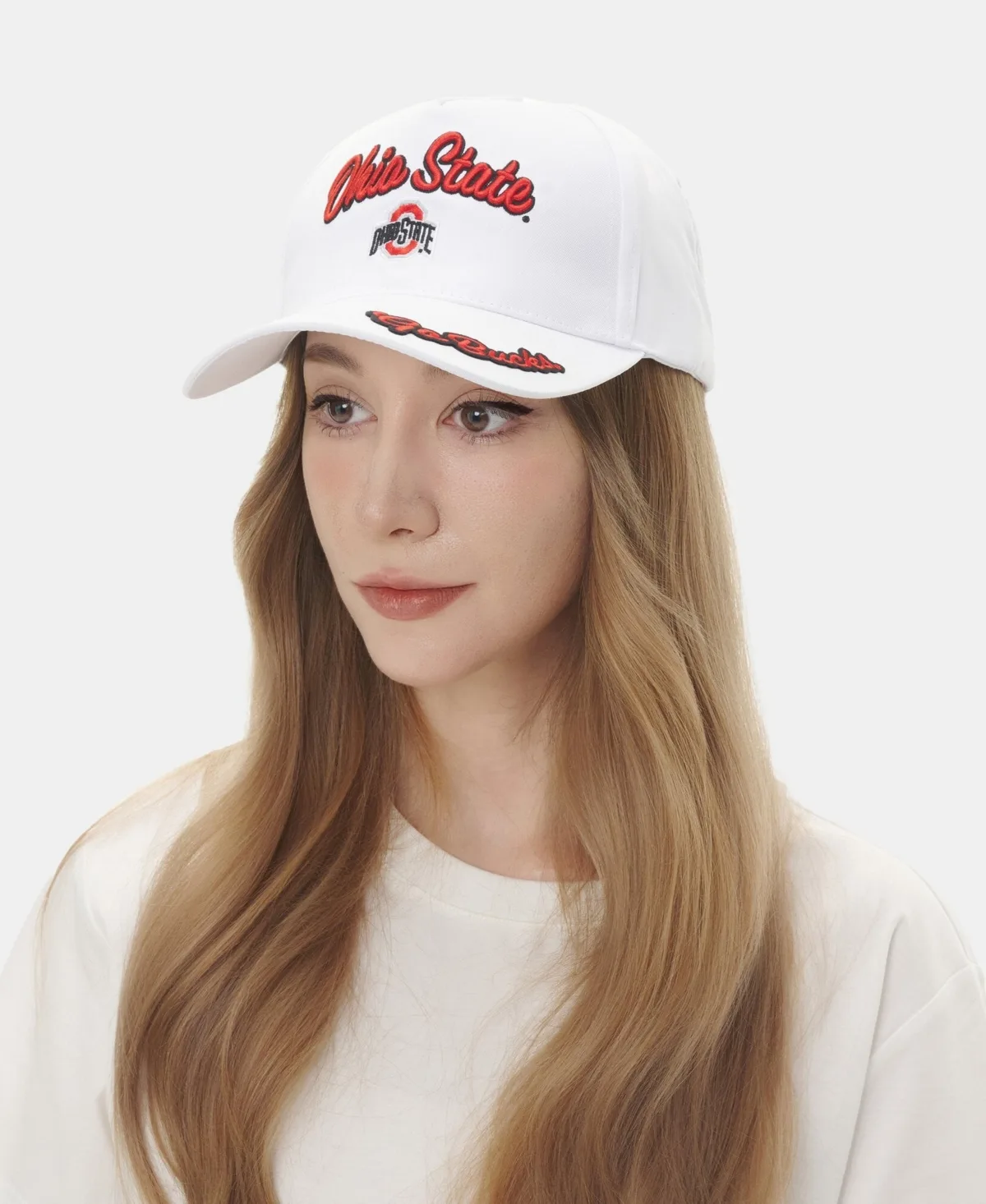 Ohio State Buckeyes Sweet Spirit A-Frame Adjustable Baseball Cap by Zoozatz