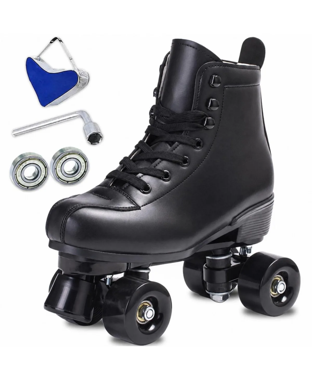 High Top Quad Roller Skates Classic Adjustable Outdoor Indoor for All by Magicorange