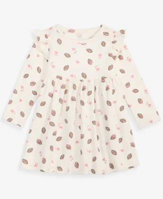 Long Sleeve Football Print Dress by First Impressions