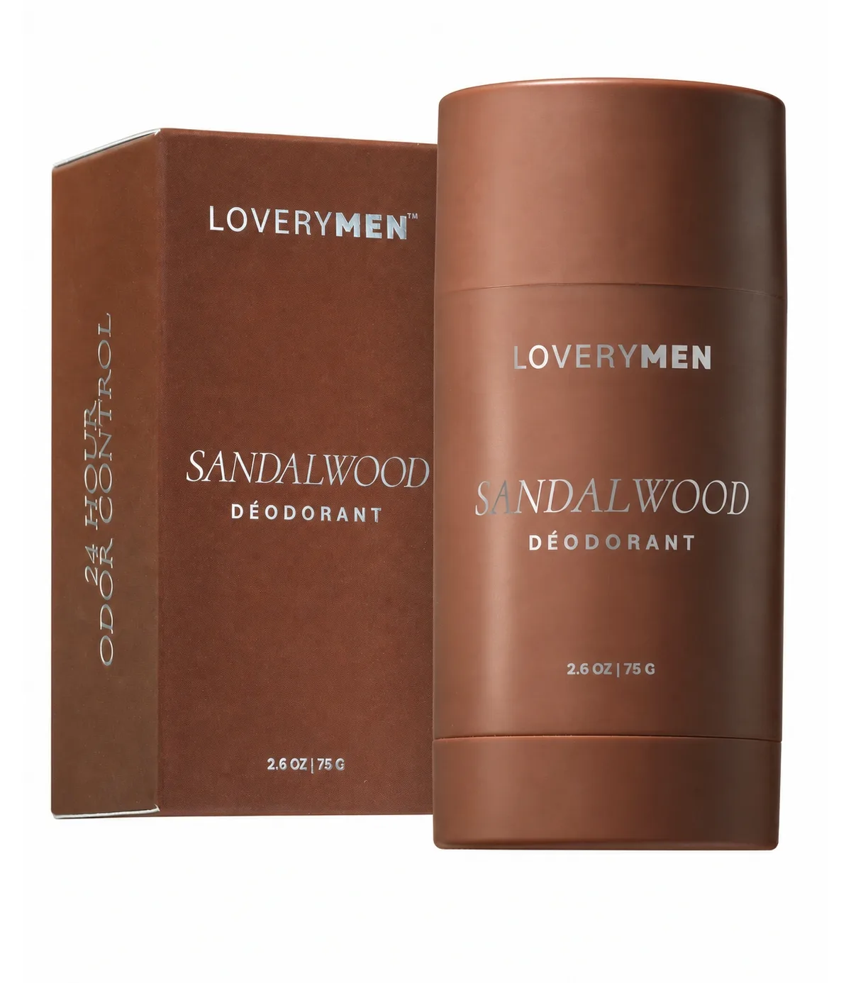 Sandalwood Deodorant Stick, Anti-Perspirant 2.6oz by Lovery