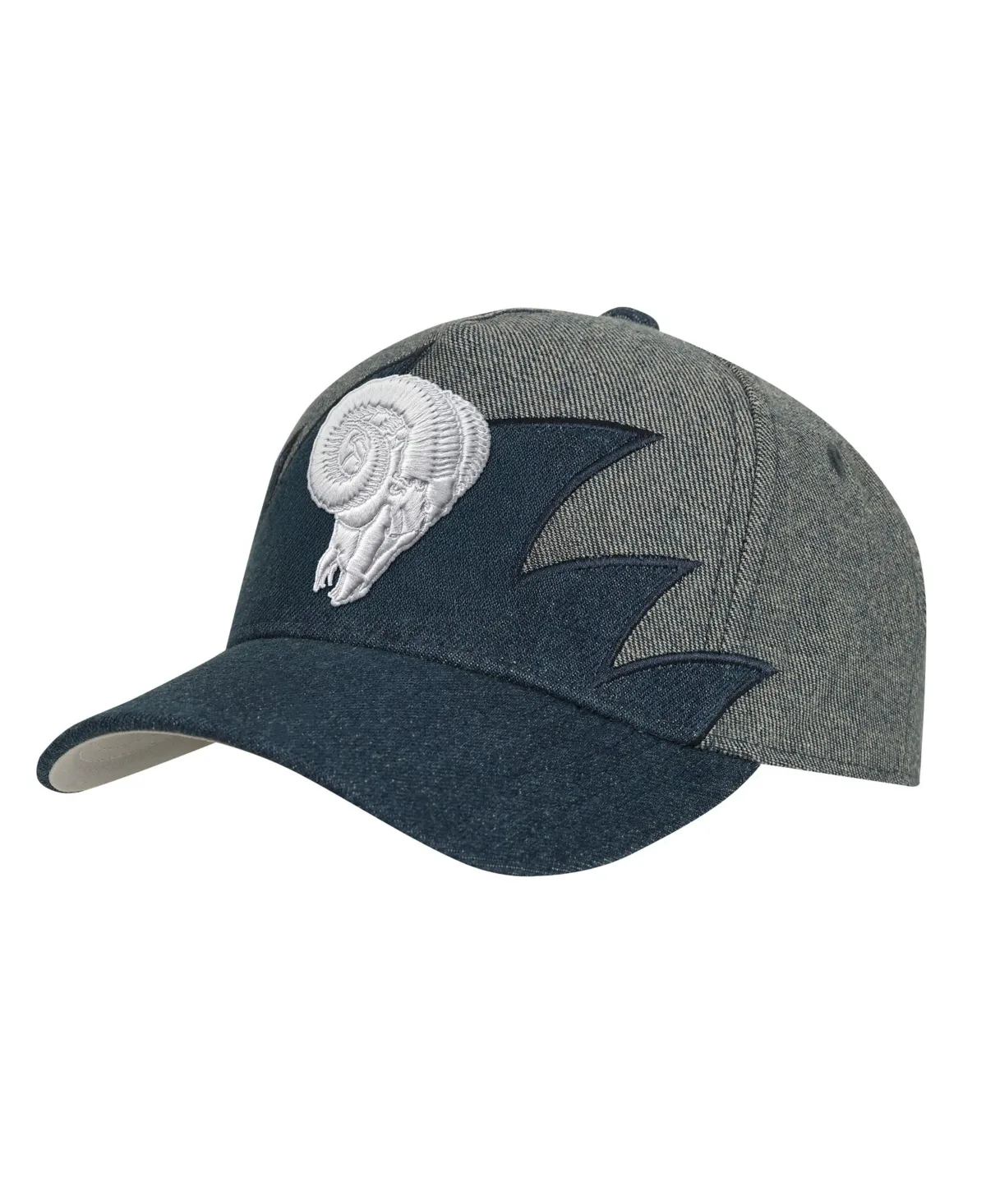 Los Angeles Rams Sharktooth Pro Pinch Adjustable Hat by Mitchell & Ness