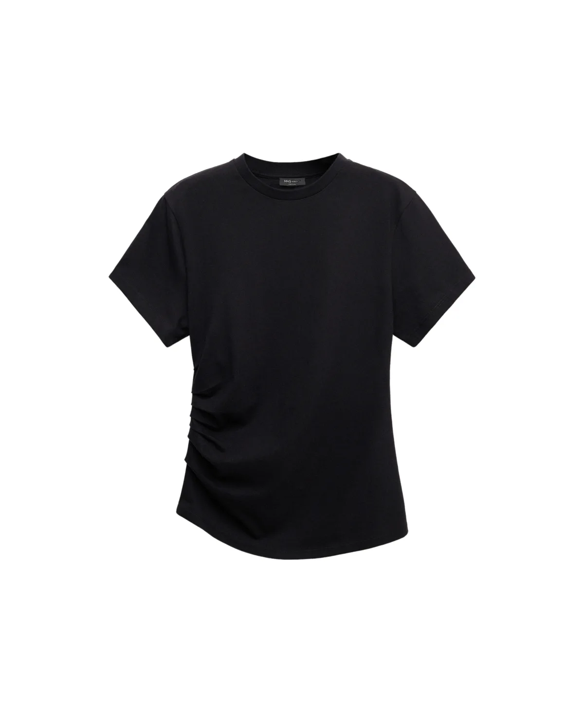 Selection Crewneck Short-Sleeve Ruched T-Shirt