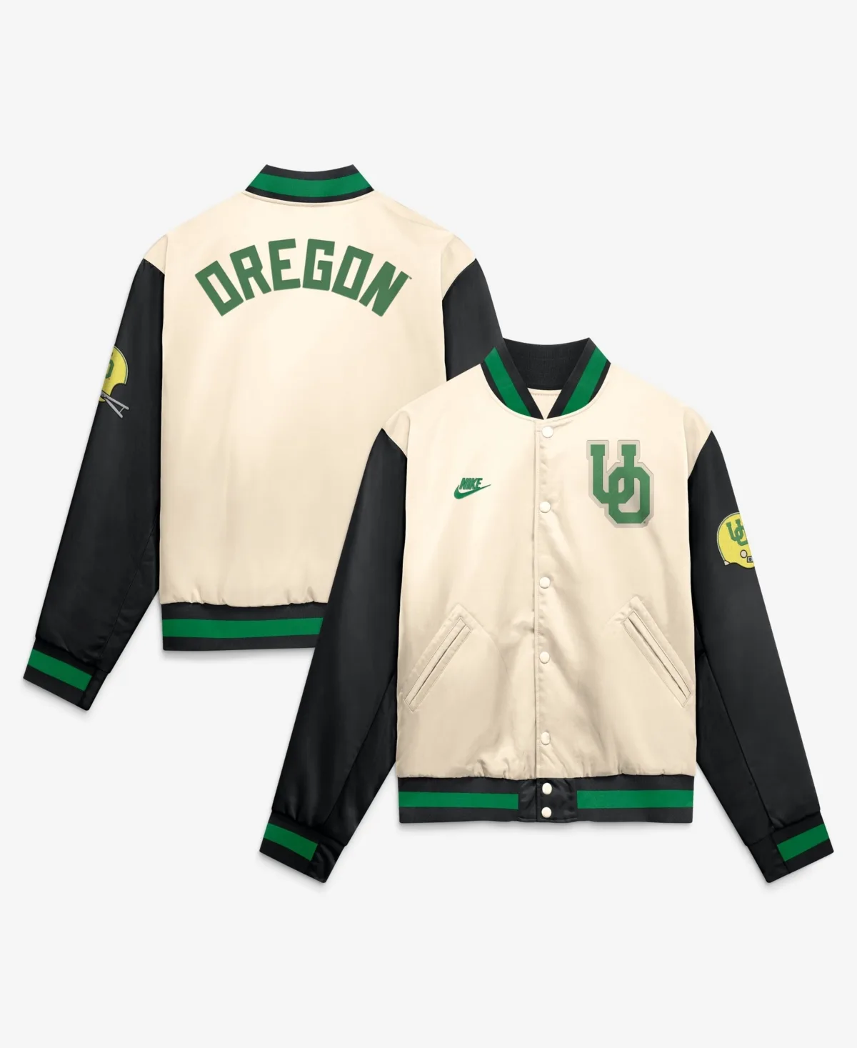 Oregon Ducks Legacy Full-Snap Bomber Jacket