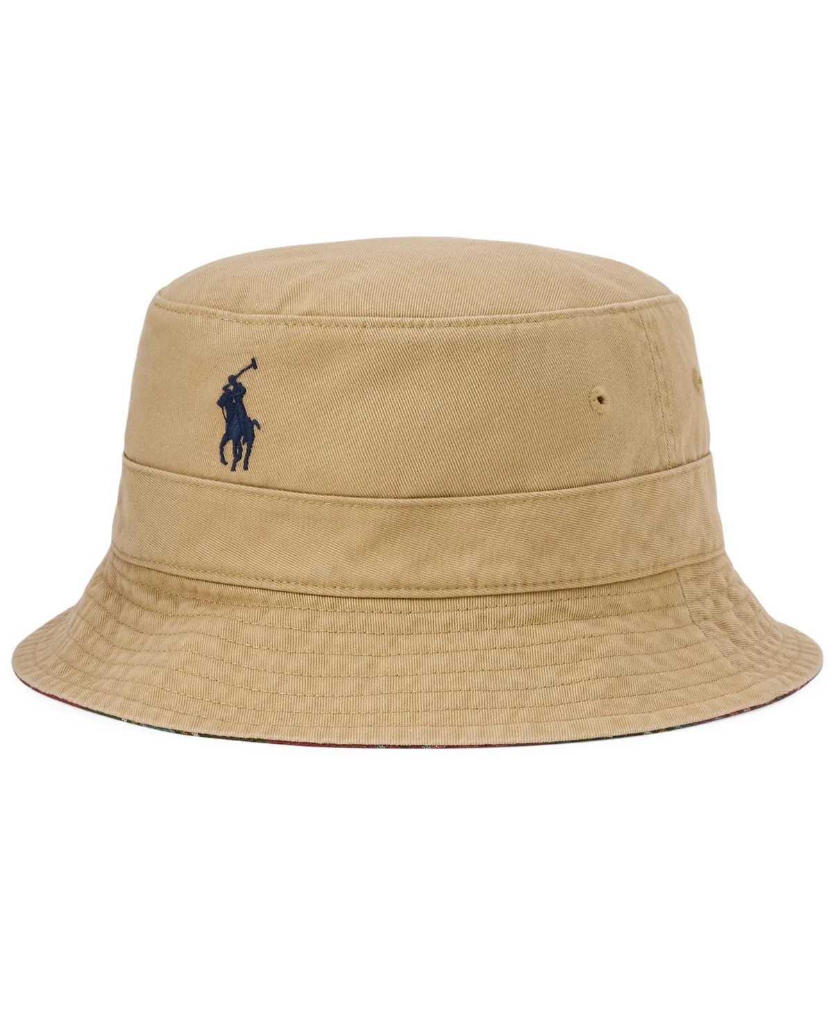 Cotton Reversible Twill-Oxford Bucket Hat by Polo Ralph Lauren
