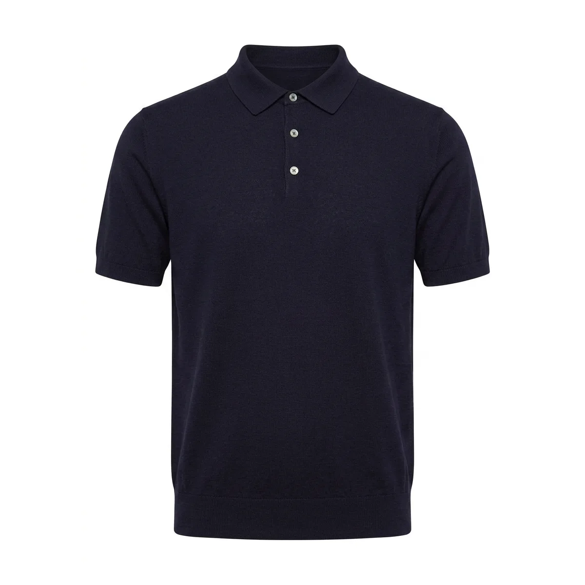 Classic-Fit Modal Knit Polo Shirt