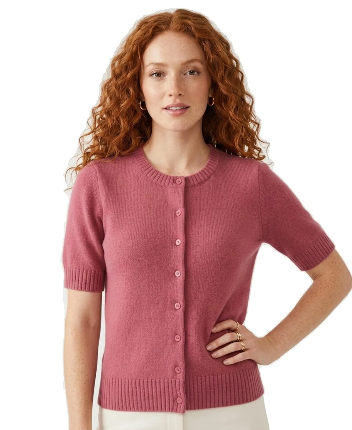 Crew Neck Cardigan by Joie