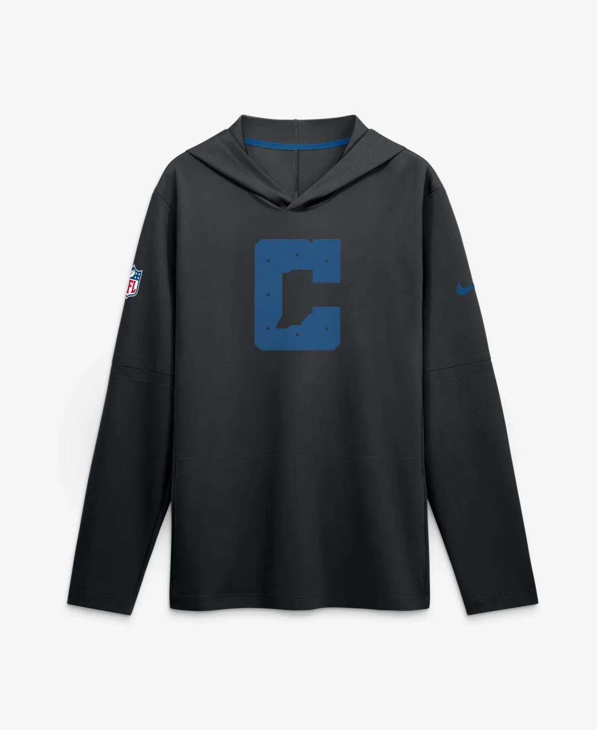 Indianapolis Colts Sideline Alternate Lightweight Long Sleeve Hooded Dri-Fit T-Shirt