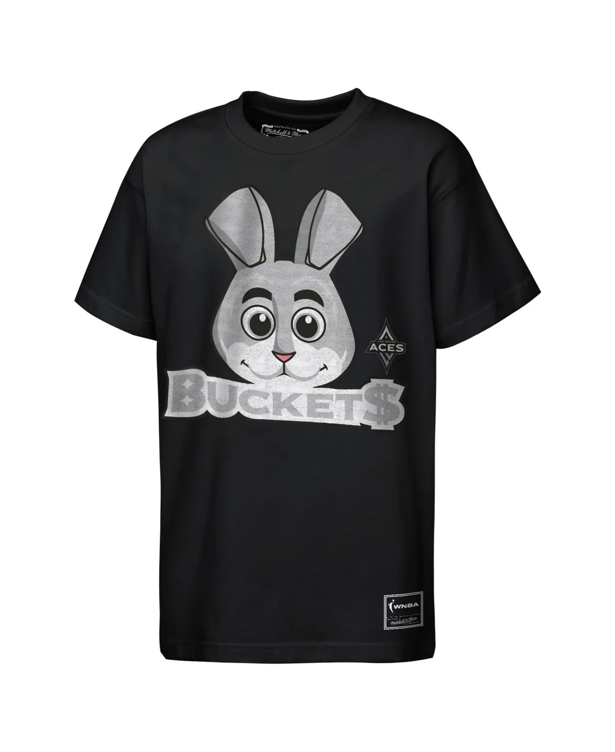 Las Vegas Aces Mascot Big Face Heavyweight T-Shirt by Mitchell & Ness