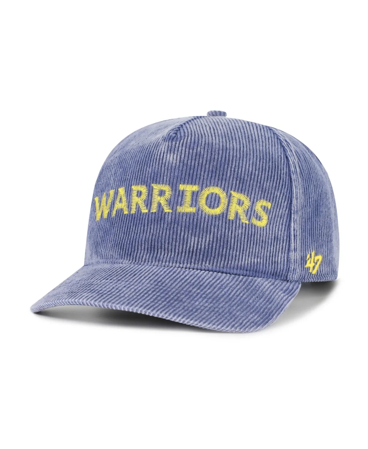 47 Brand Golden State Warriors Reclaim Adjustable Five-Panel Corduroy Baseball Cap by 47 Brand