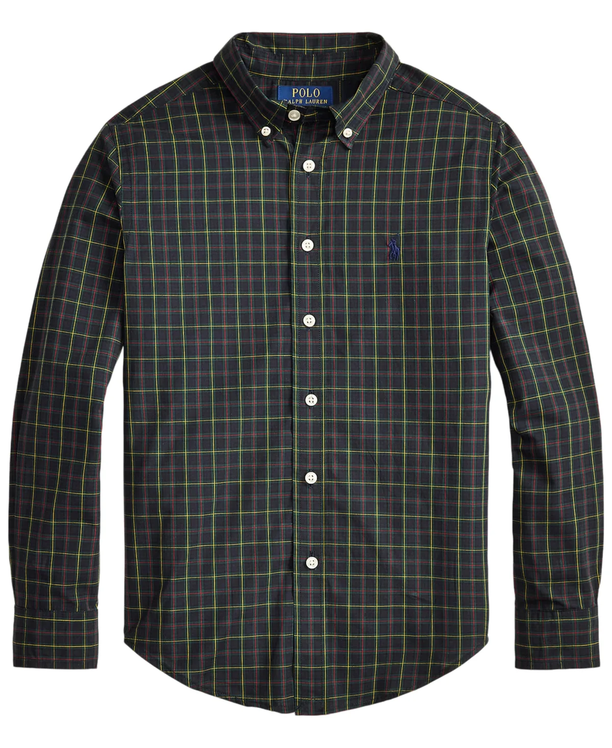 Polo Ralph Lauren Plaid Cotton Poplin Shirt by Polo Ralph Lauren