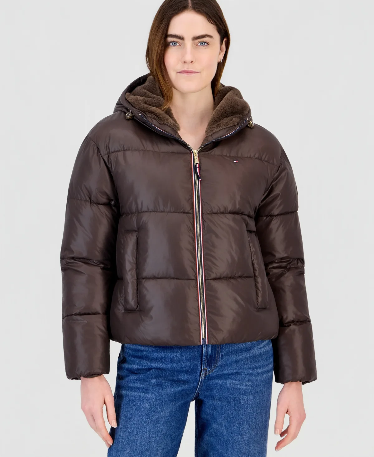 Tommy Hilfiger Hooded Puffer Coat by Tommy Hilfiger