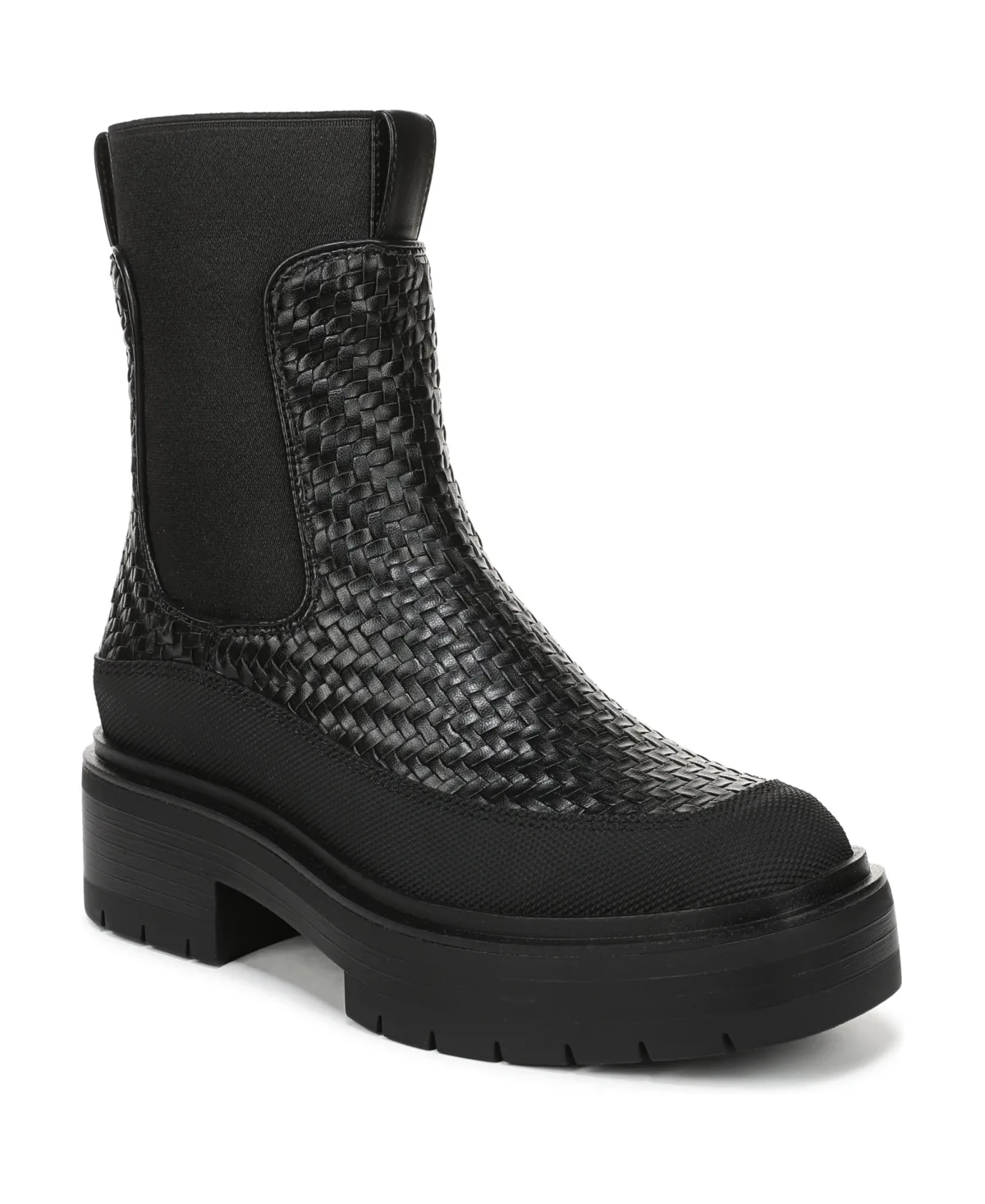 Sam Edelman Linn Weave Chelsea Platform Booties by Sam Edelman