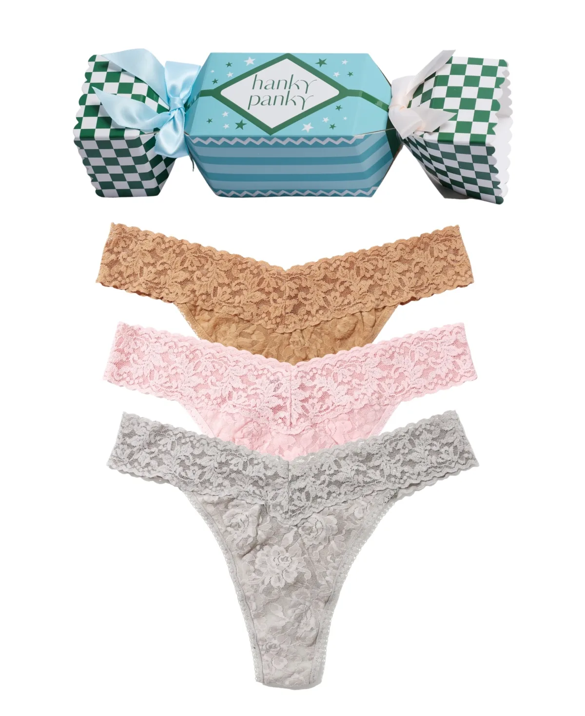 Lace Floral Thong by Hanky Panky