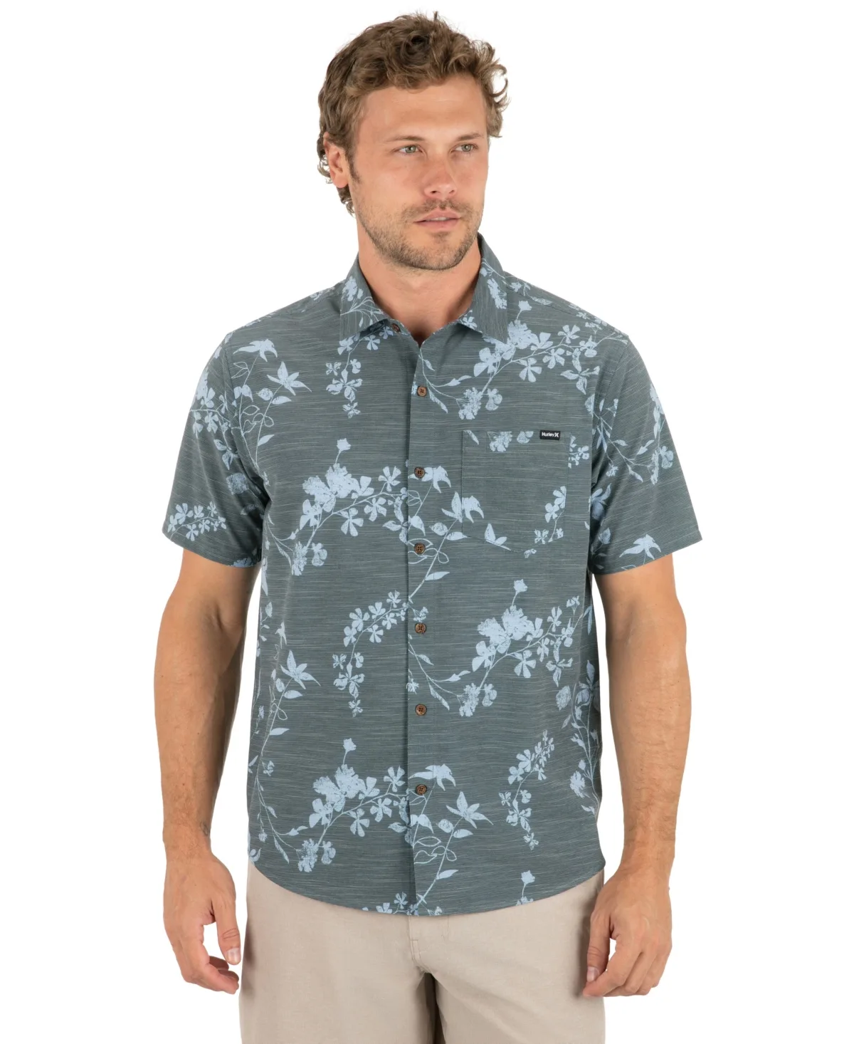 Classic-Fit Button Down Collar Shirt